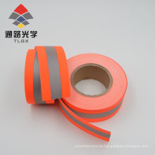 En471 Hi Vis Fire Retardant Fireproof Fluorescent Lime Yellow Reflective Fabric Tape